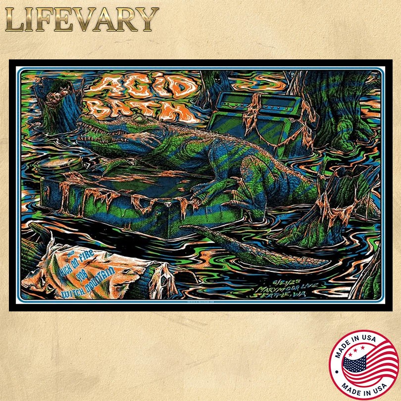 Acid Bath June 21 2025 Seattle, WA Poster