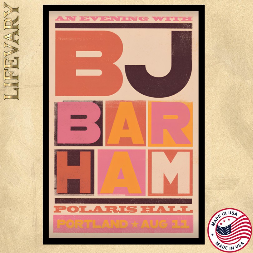 An Evening With BJ Barham 8 11 2025 Portland Poster
