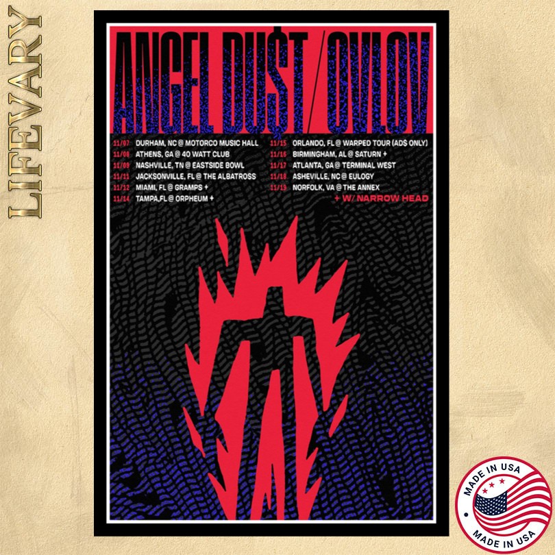 Angel Dust Ovlov Narrow Head 2025 Poster