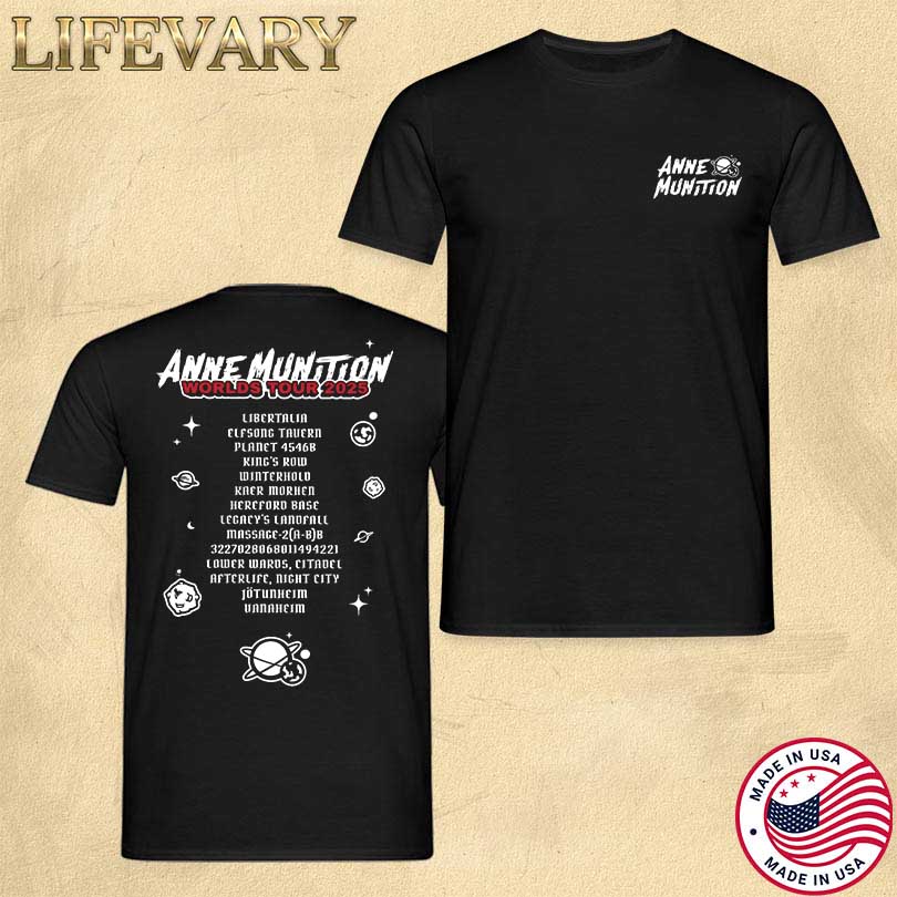Anne Munition Worlds Tour 2025 Merchandise Shop