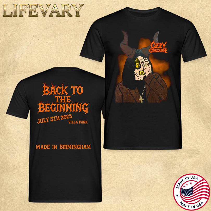 Back To The Beginning Ozzy Osbourne Merch