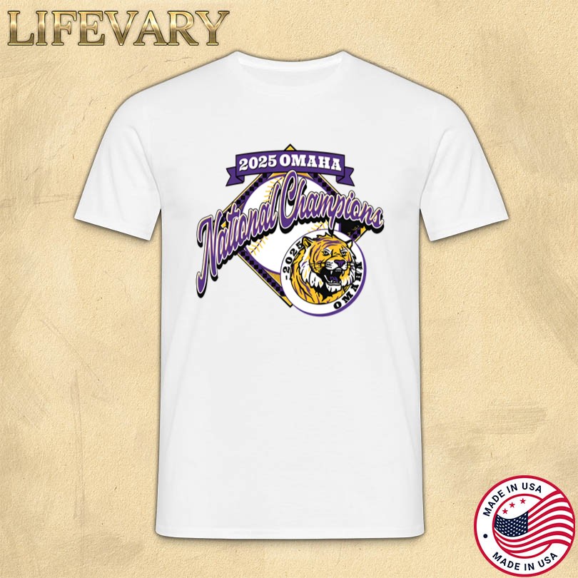 Baton Rouge National Champions Baseball 2025 Omaha T-Shirt