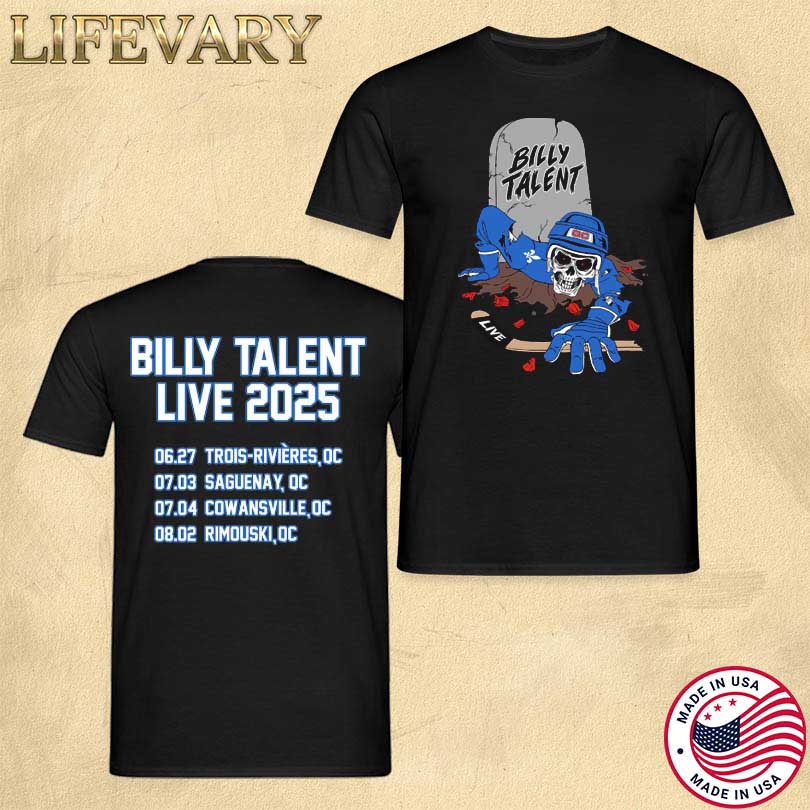 Billy Talent Live 2025 T-Shirt