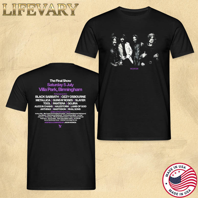 Black Sabbath Band Photo Event T-Shirt