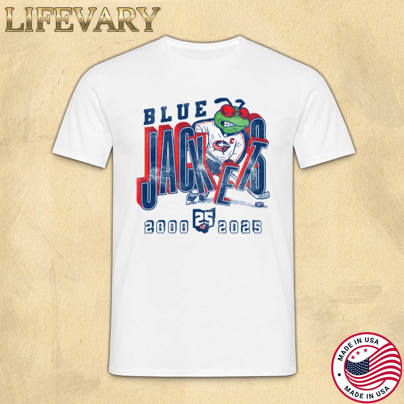 Blue Jackets Hockey 25th New Shirt
