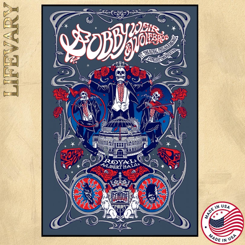 Bobby Weir And Wolf Bros Concert 2025 London Poster