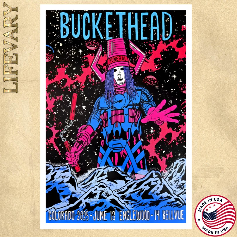 Buckethead Bellvue Colorado 6 14 25 Event Poster