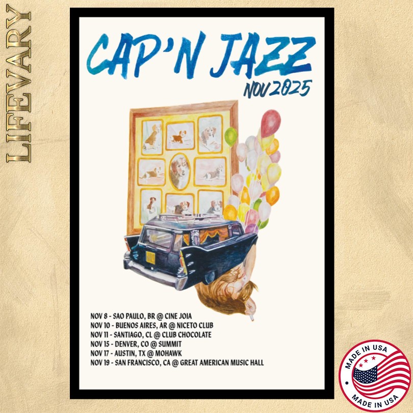 Cap\'n Jazz Nov 2025 Poster