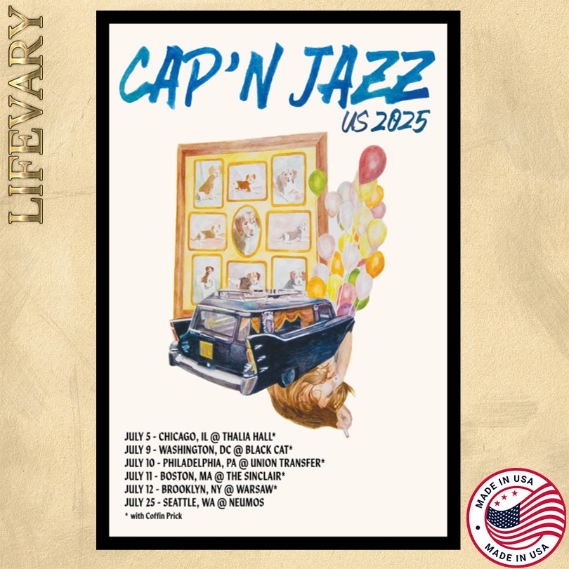 Cap\'n Jazz US 2025 Poster
