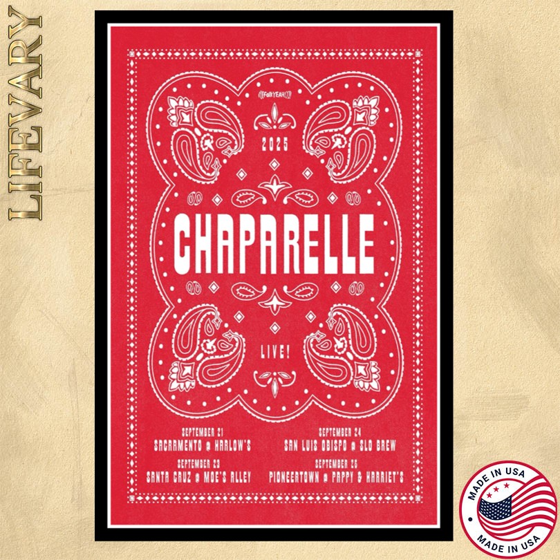 CHAPARELLE Tour Sept 2025 Poster