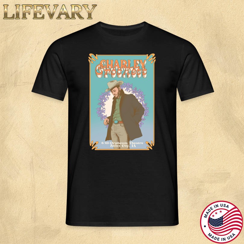 Charley Crockett Merch June 23 2025 Orpheum Theatre Shirt