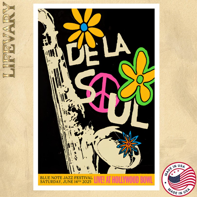 De La Soul Blue Note Jazz Fest 2025 Hollywood Bowl Poster