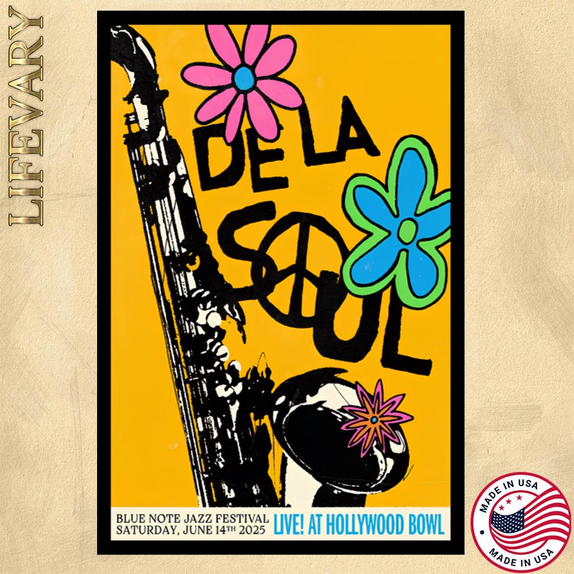 De La Soul June 14 2025 Live At Hollywood Bowl Poster