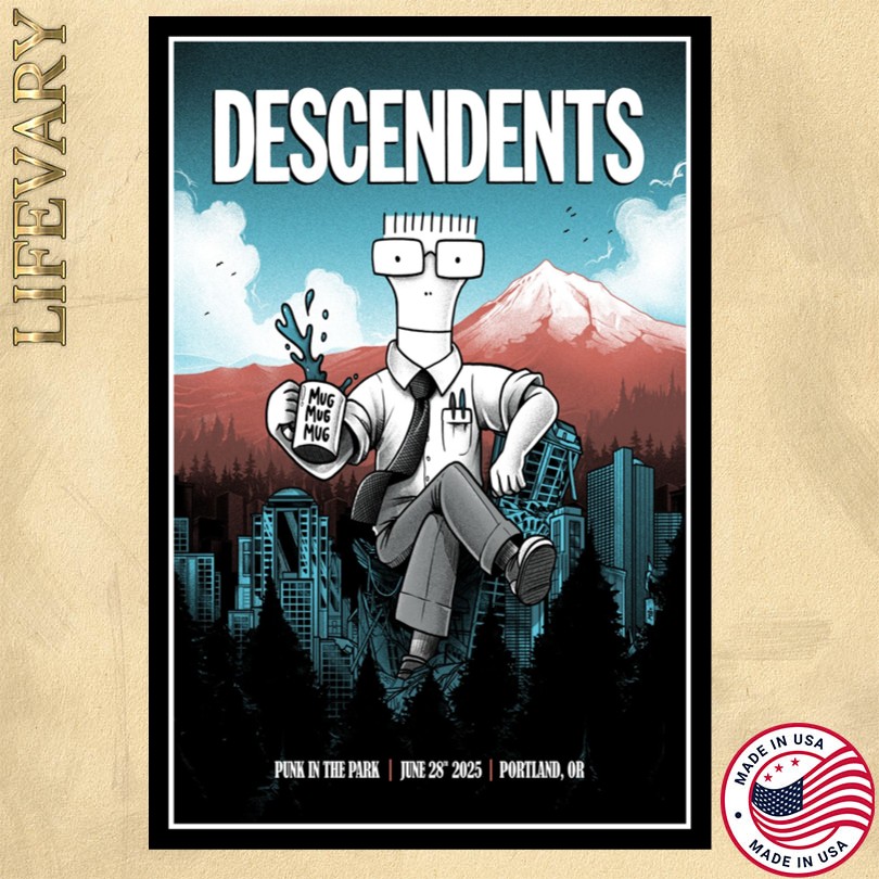 Descendents June 28 2025 Punk In The Park Portland OR Poster