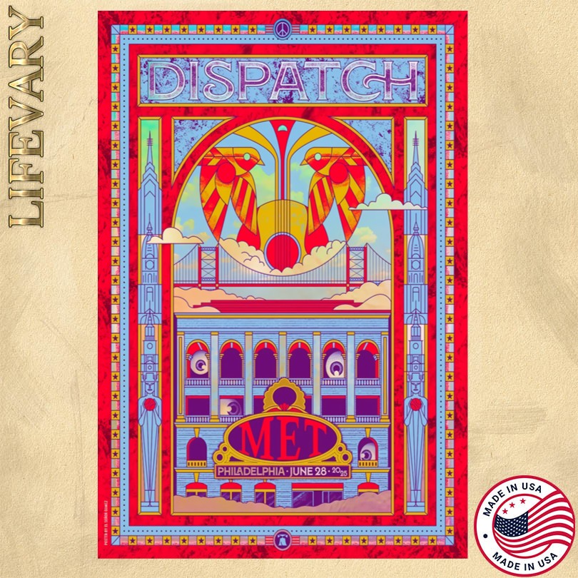 Dispatch June 28 2025 Victory Brewing Philadelphia, PA Poster