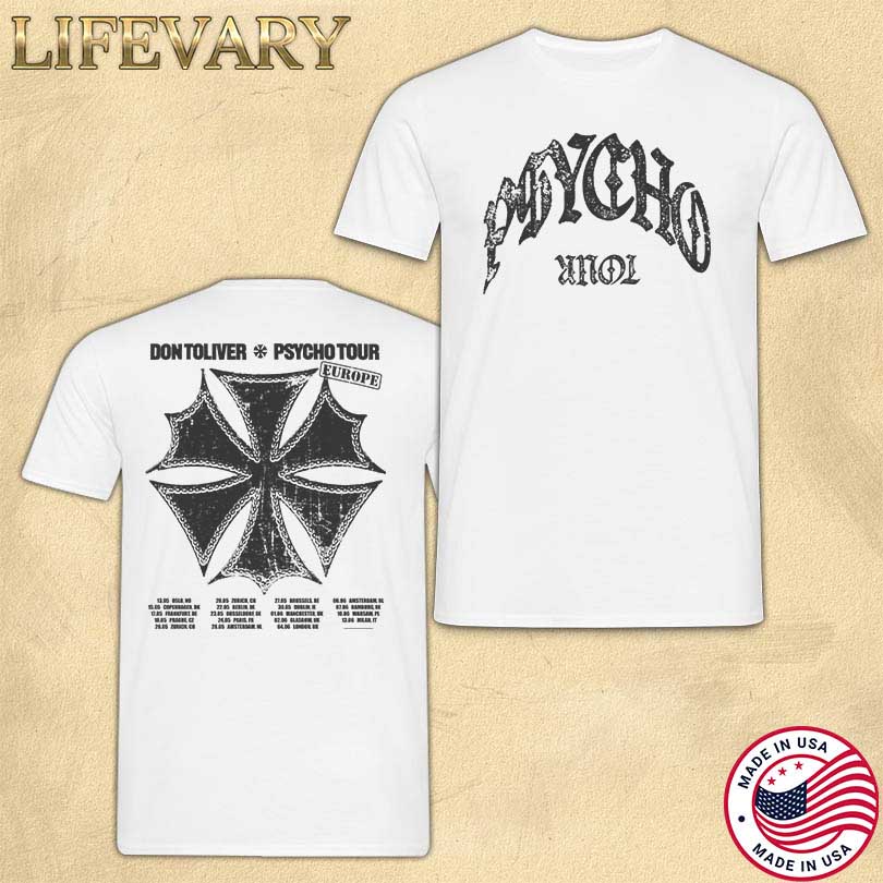 Don Toliver Psycho Tour Emblem New T-Shirt