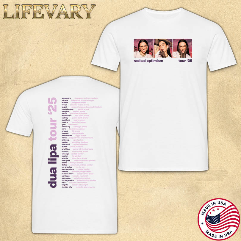 Dua Lipa Panel Photo Shirt