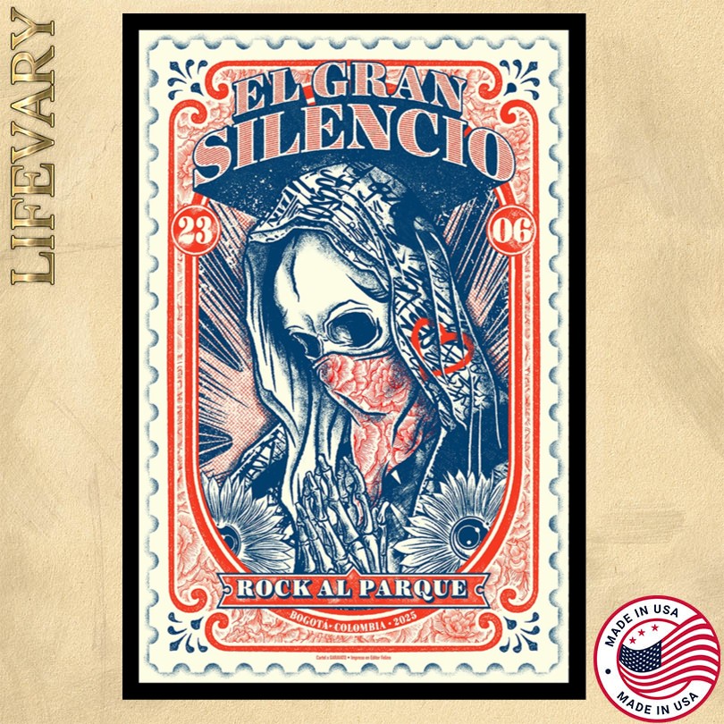 El Gran Silencio Tour 2025 Colombia Poster