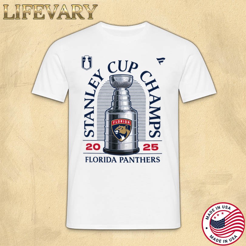 Florida Panthers Fanatics 2025 Stanley Cup Champions Shirt