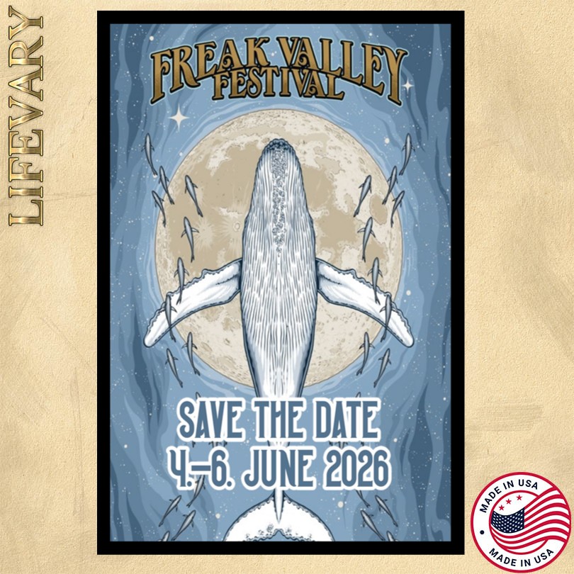 Freak Valley Festival Save The Date 4-6 June 2026 Tour Poster