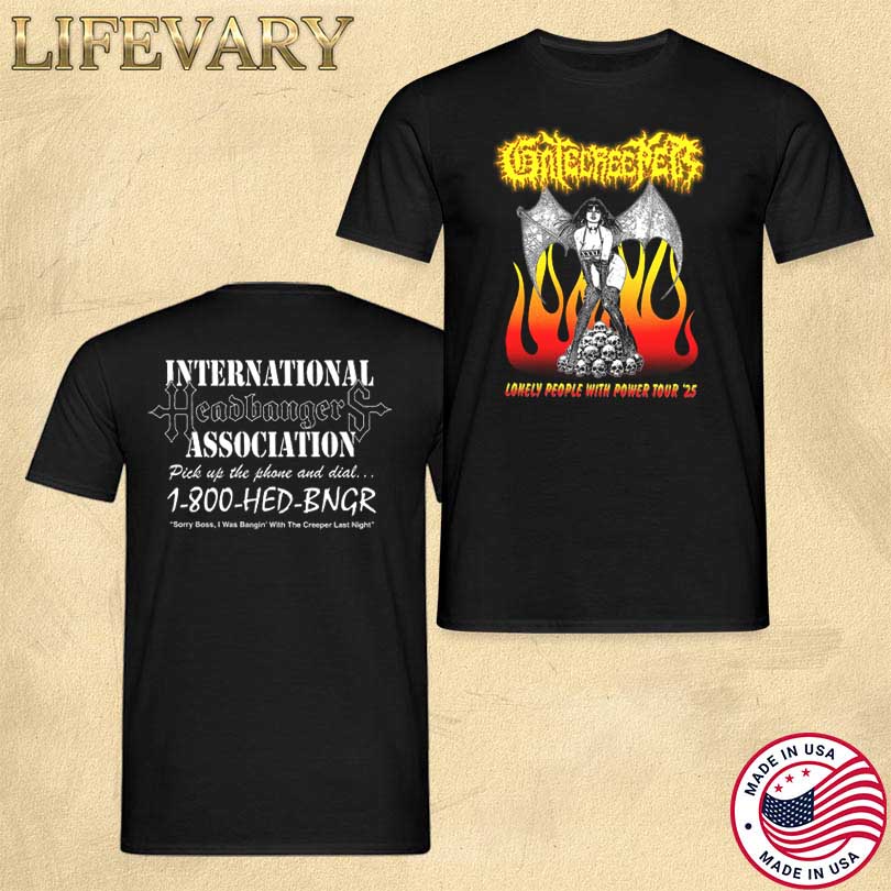 Gatecreeper Lonely People With Power Shirt