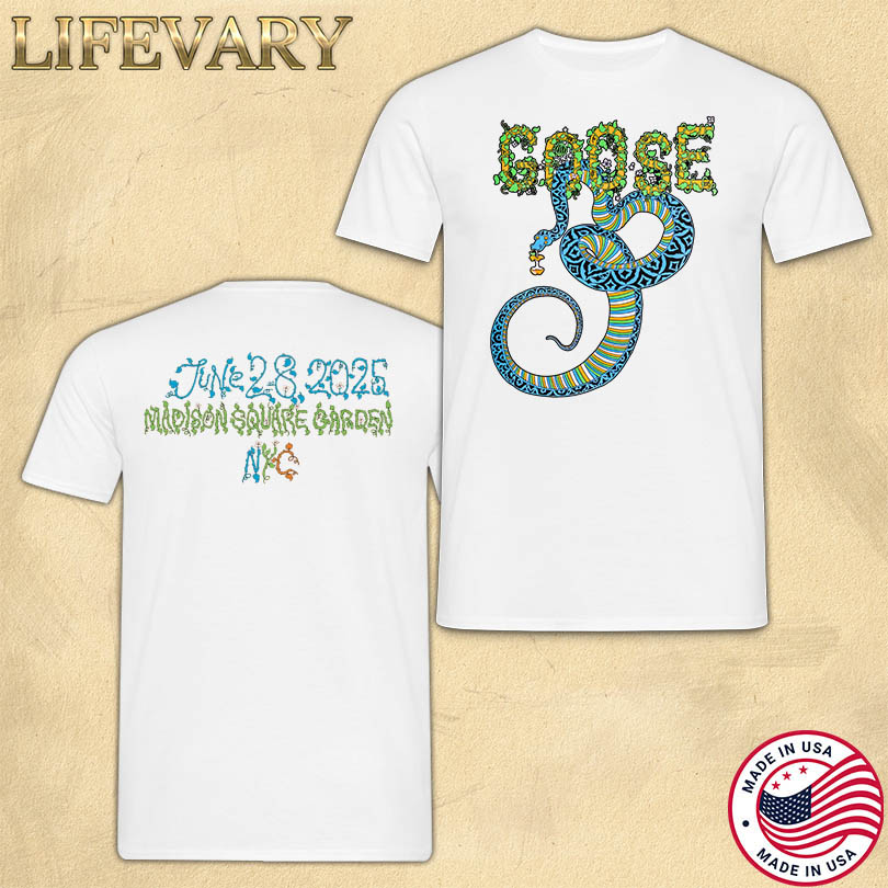 Goose Brian Blomerth Madison Square Garden Event 2025 T-Shirt
