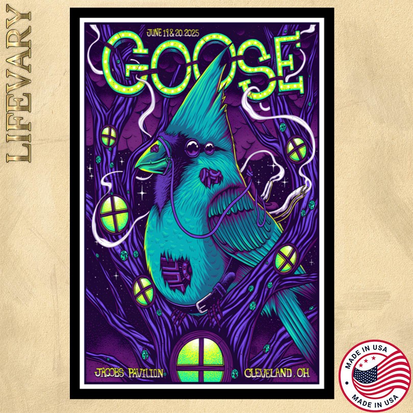 Goose Tour 2025 Cleveland OH Poster