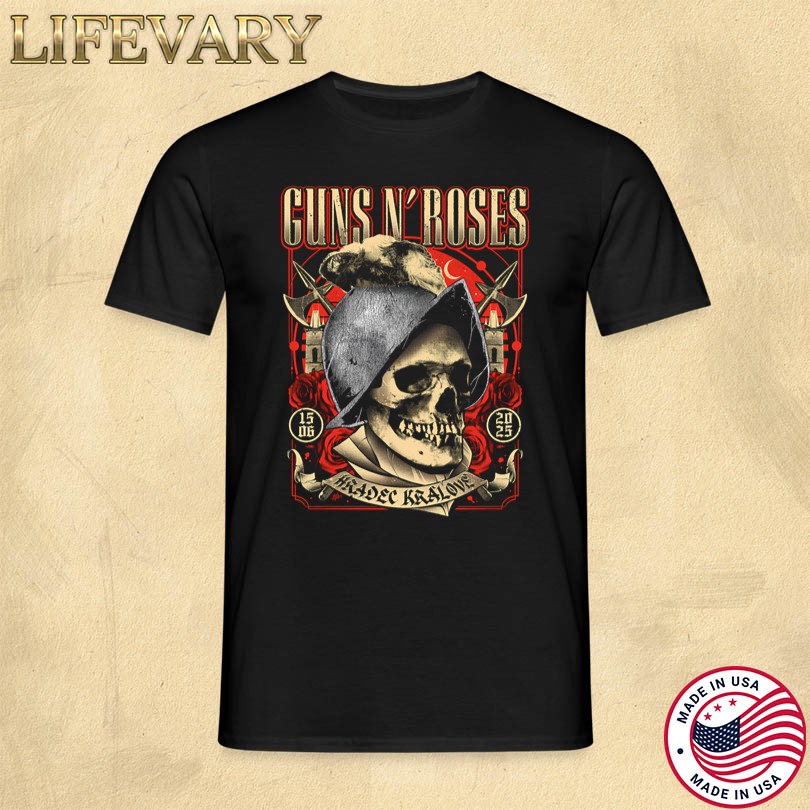 Guns N\' Roses Hradec Kralove June 15 2025 Official Merch