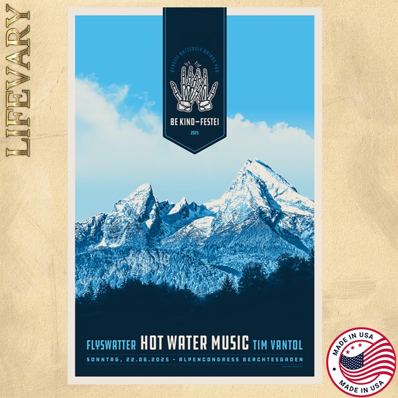 Hot Water Music Bavaria, Germany Tour 2025 Poster
