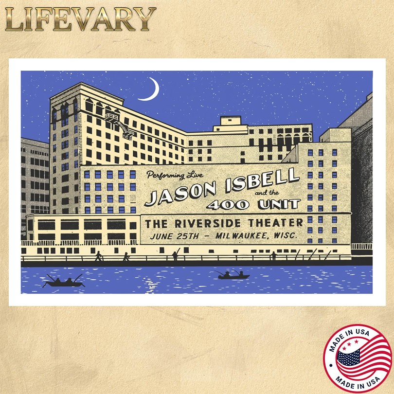 Jason Isbell Milwaukee WI 6 25 25 Event Poster
