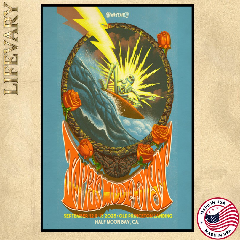Jerrys Middle Finger September 12-13 2025 Half Mon Bay CA Event Poster