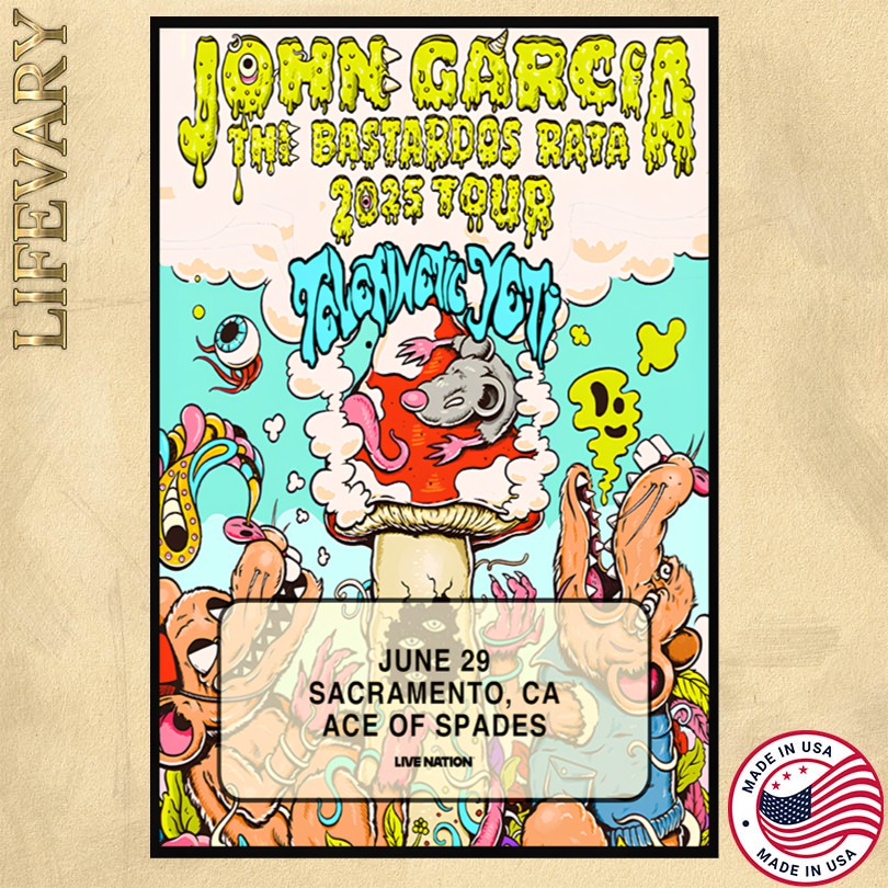 John Garcia Ace Of Spades 6 29 2025 Sacramento CA Event Poster