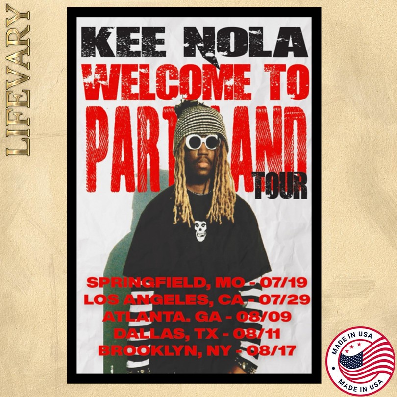 Kee Nola Welcome To Partland Tour 2025 Poster