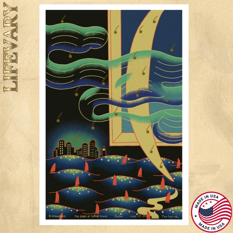 Khruangbin June 27 2025 Suffolk Downs Boston, MA Poster