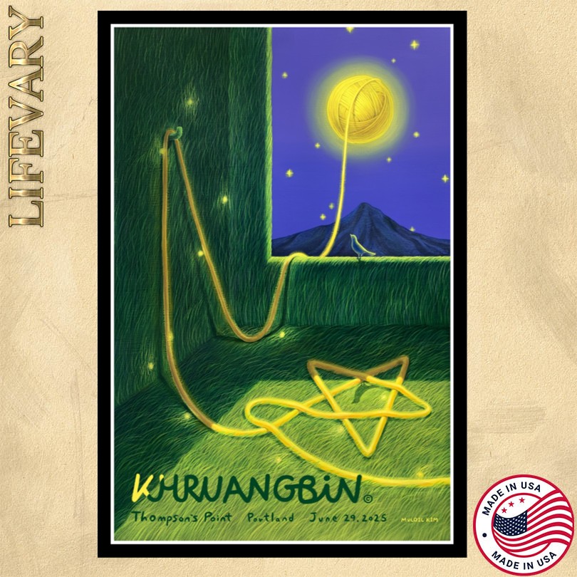 Khurangbin June 29 2025 Thompson\'s Point Portland ME Poster