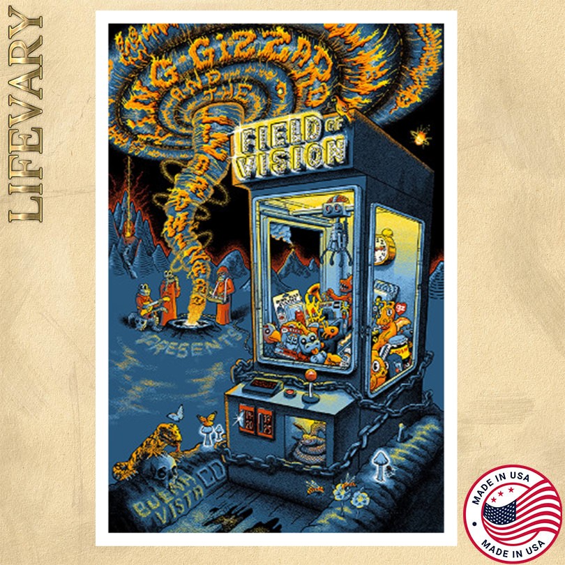 King Gizzard & The Lizard Wizard Buena Vista CO Tour 2025 Poster