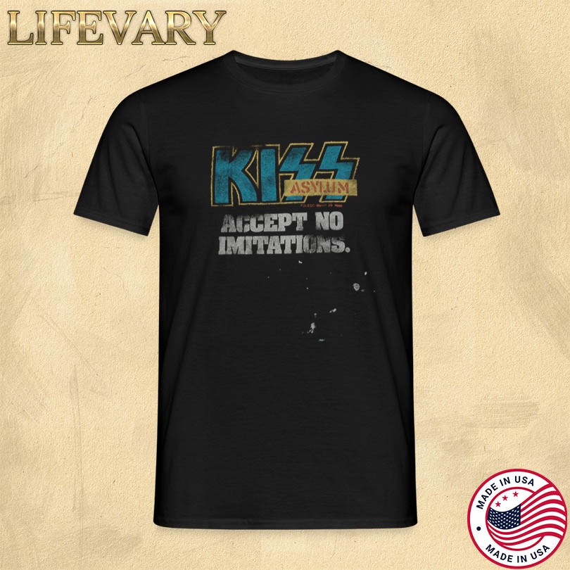 KISS x Lost Love Accept No Imitations Upcycled T-Shirt