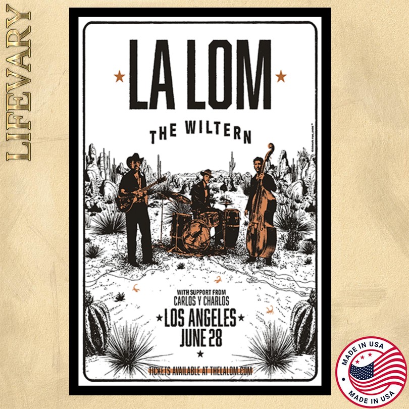 La Lom June 28 2025 The Wiltern Los Angeles Poster