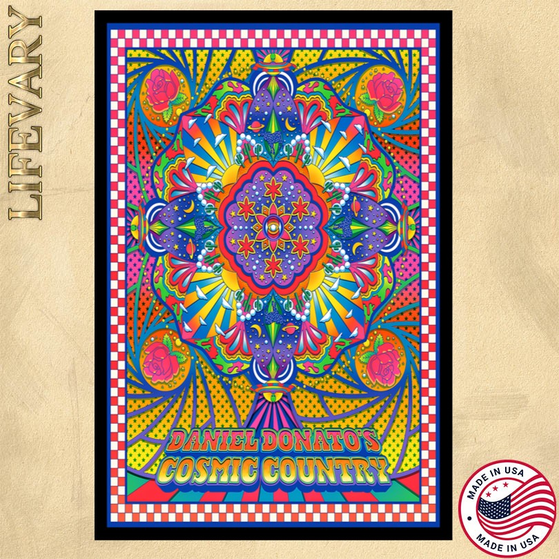 Limited Daniel Donato Cosmic Country Santa Monica, California 2025 Poster
