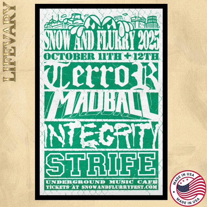 Limited Snow and Flurry Fest Underground Music Cafe & Event Space 2025 Poster