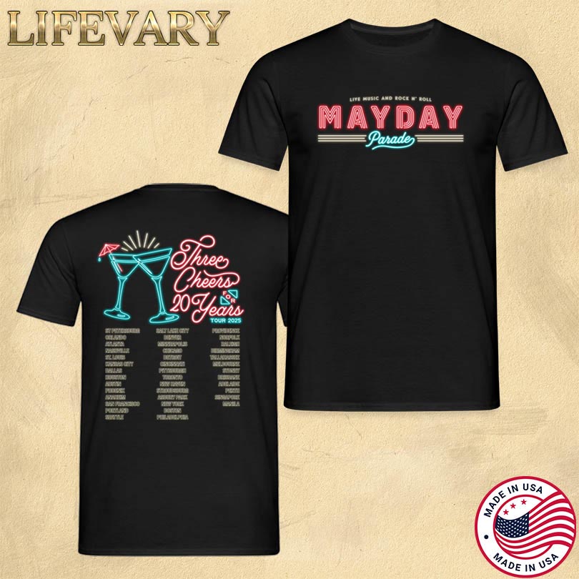 Mayday Parade Merch 20 Years Tour Shop