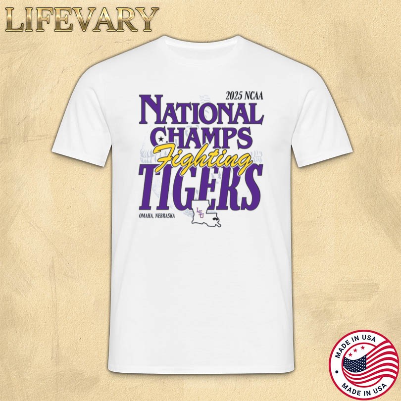 Merch LSU Tigers 2025 Baseball World Series Champions
