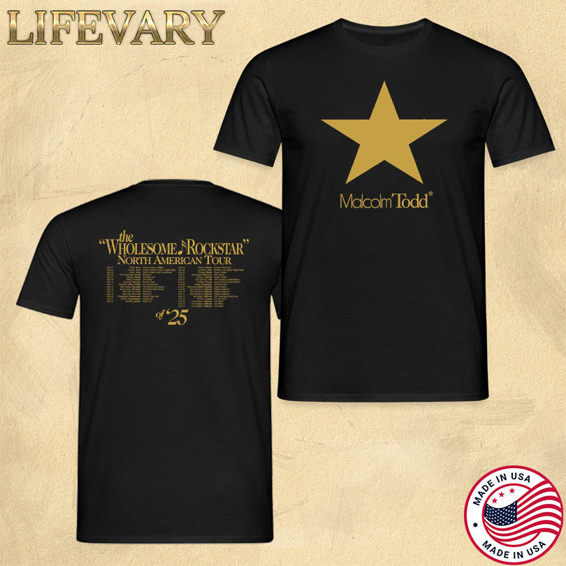 Merch Malcolm Todd The Wholesome Rockstar North America Tour 25 Shop