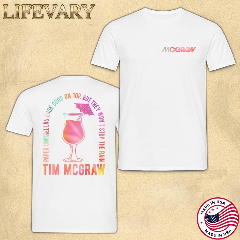 New McGraw Paper Umbrellas Merch