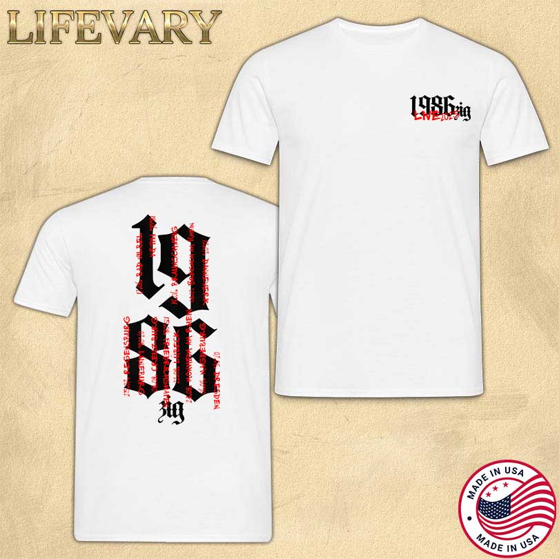 Official 1986zig Tour 2025 Store