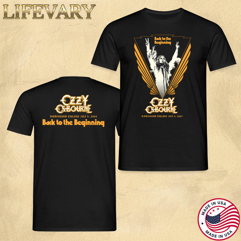 Official Back To The Beginning Ozzy Osbourne Shep Fairey Merch