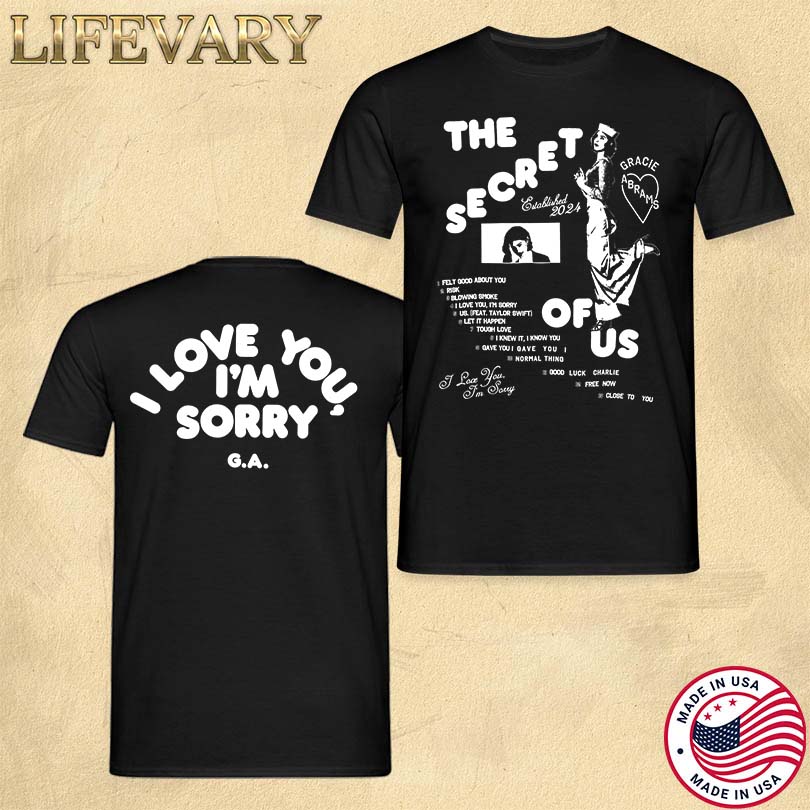 Official Gracie Abrams The Secret Of US Shirt