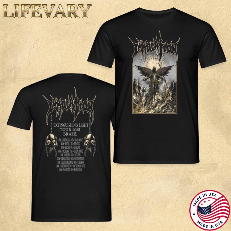 Official Immolation Brazil 2025 Merch