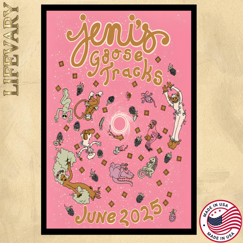 Official Jeni's Goose Tracks June 2025 Poster