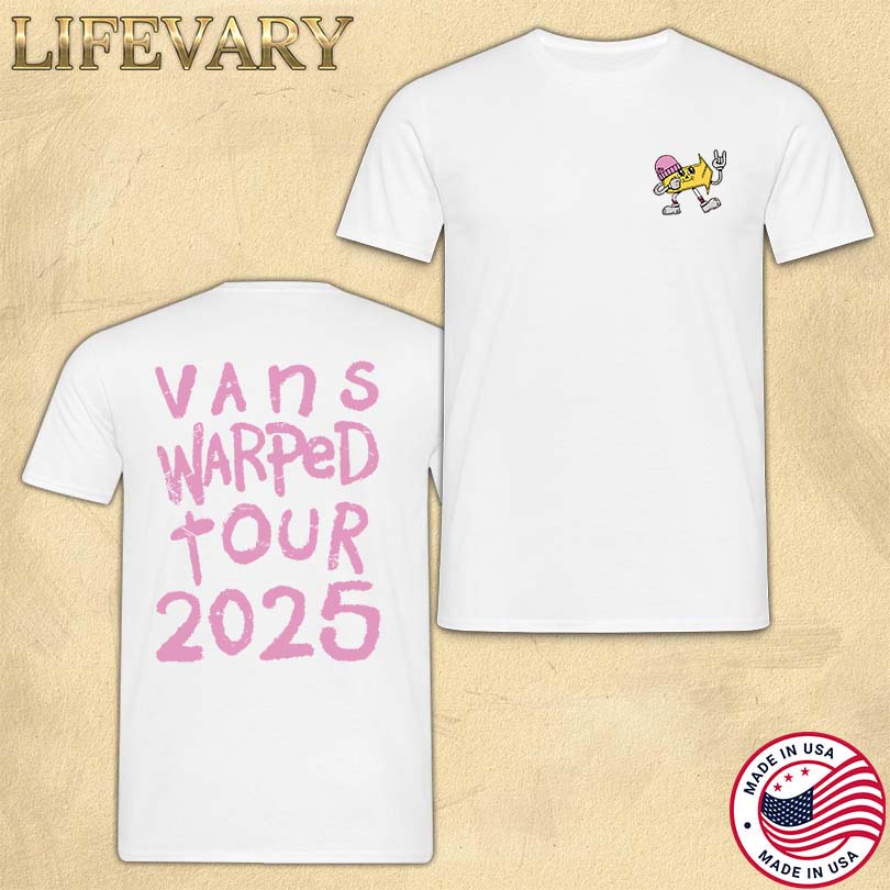 Official Mascot Vans Warped Tour 30 Years Merch